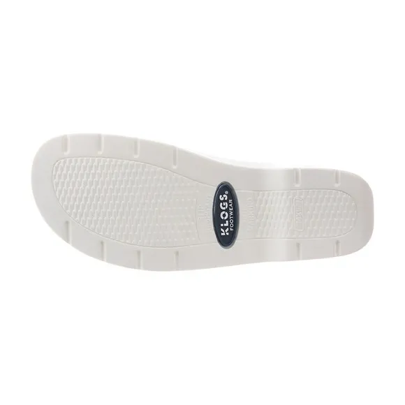 KLOGS Naples White Leather Clog Nursing Shoes Women’s size 7.5