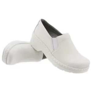 KLOGS Naples White Leather Clog Nursing Shoes Women’s size 7.5