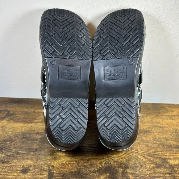 Koi by Sanita Professional Clogs Black Blue Nursing Shoes Size‎ 42 US 10