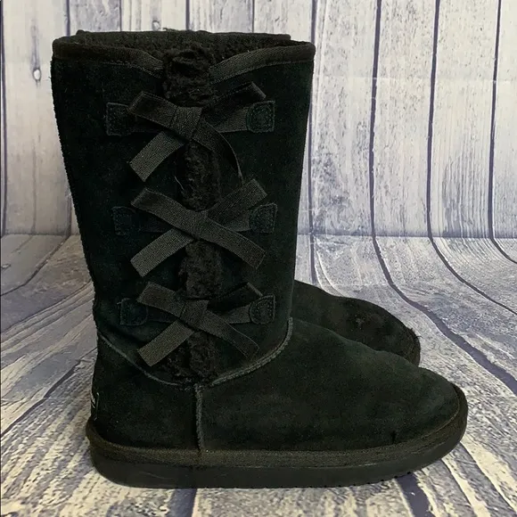 Koolaburra by UGG Black Victoria Tall Girls Boots