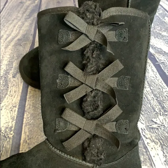 Koolaburra by UGG Black Victoria Tall Girls Boots