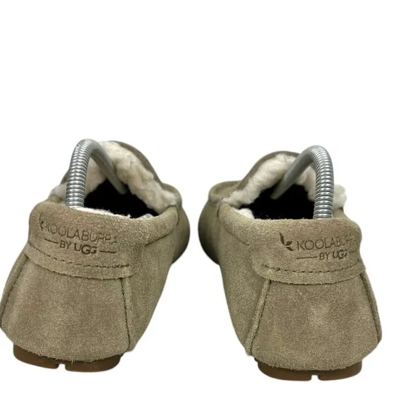 KOOLABURRA by UGG Tipton 1105893 Green Mens Slippers Size 10 Suede Leather EUC