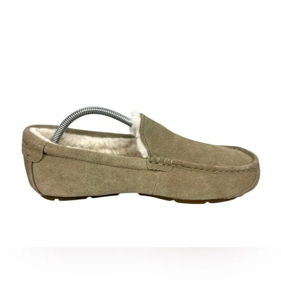 KOOLABURRA by UGG Tipton 1105893 Green Mens Slippers Size 10 Suede Leather EUC