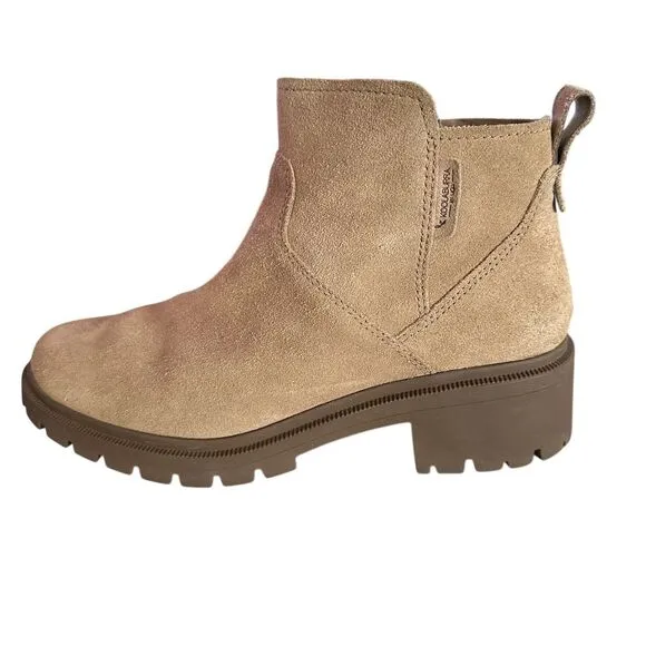 Koolaburra By UGG Women's Beige Suede Ankle Boots Size 9