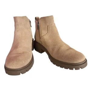 Koolaburra By UGG Women's Beige Suede Ankle Boots Size 9