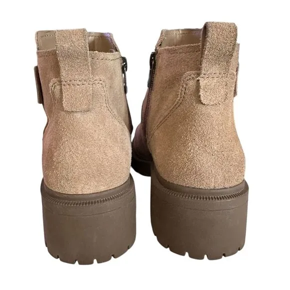 Koolaburra By UGG Women's Beige Suede Ankle Boots Size 9
