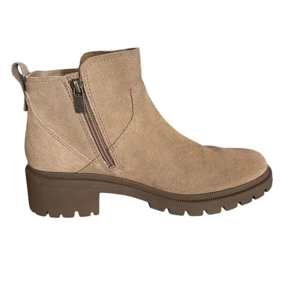 Koolaburra By UGG Women's Beige Suede Ankle Boots Size 9