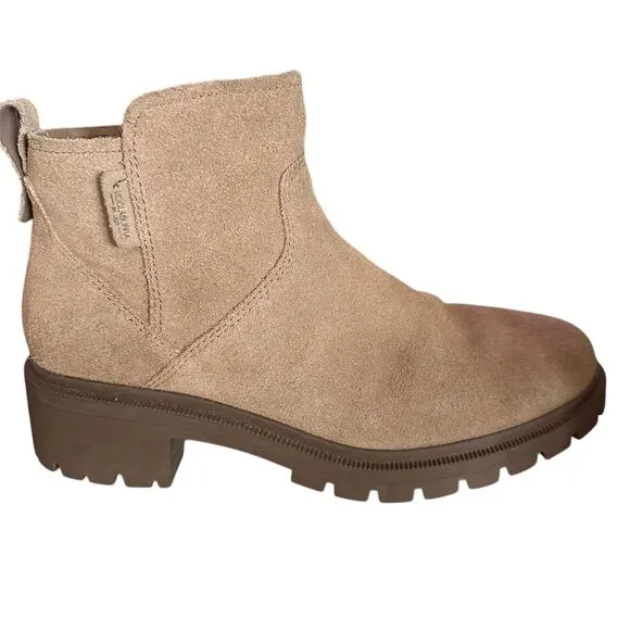 Koolaburra By UGG Women's Beige Suede Ankle Boots Size 9