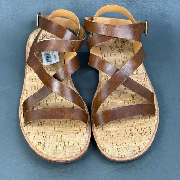 Kork-Ease Bryleigh Brown Leather Sandals shoes women’ssize 10