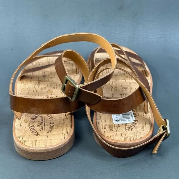 Kork-Ease Bryleigh Brown Leather Sandals shoes women’ssize 10
