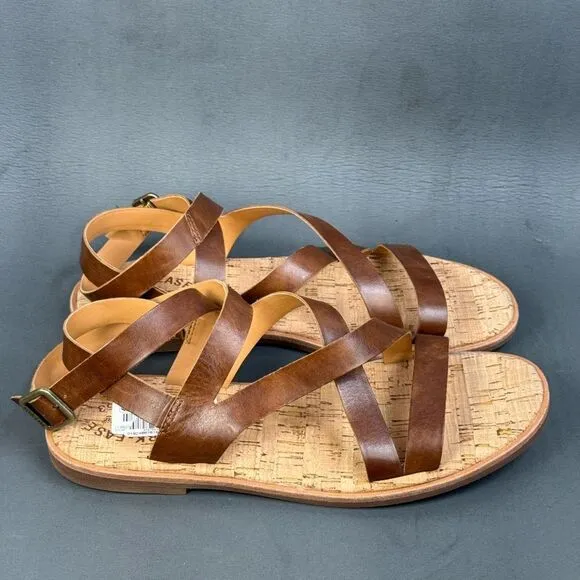 Kork-Ease Bryleigh Brown Leather Sandals shoes women’ssize 10