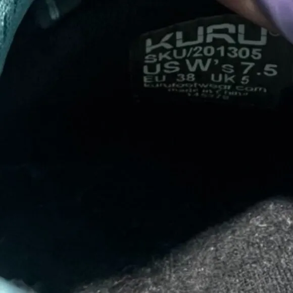 KURU QUANTUM Shoes Women's Glacier Blue Gray Athletic Sneakers 201305