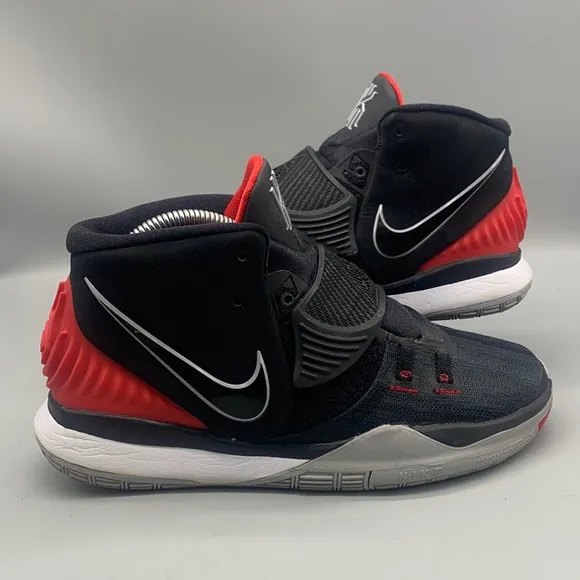 Kyrie 6 ‘Bred’ Basketball Shoes Black Size 7Y (8.5 Women)