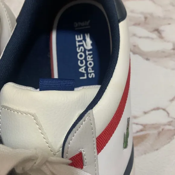 Lacoste Giron TCL White Lace Up Sneakers Men's 13