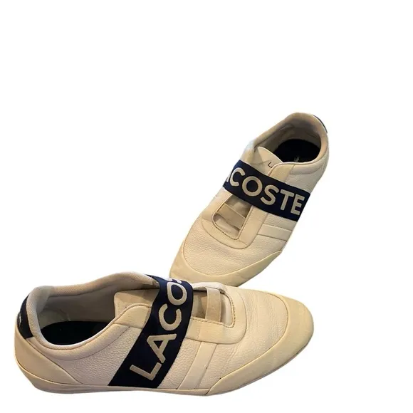 Lacoste-Misano-Elastic White Navy logo sneaker