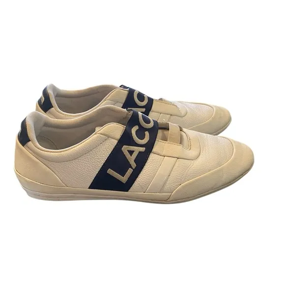 Lacoste-Misano-Elastic White Navy logo sneaker