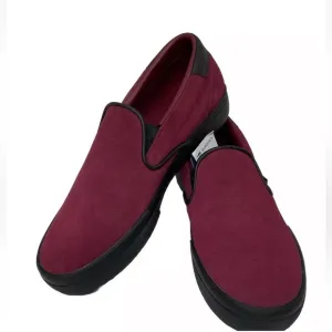 LaCoste Sneakers Womens 9 Jump Serve Slip Merlot Red Slip On Ortholite New Box