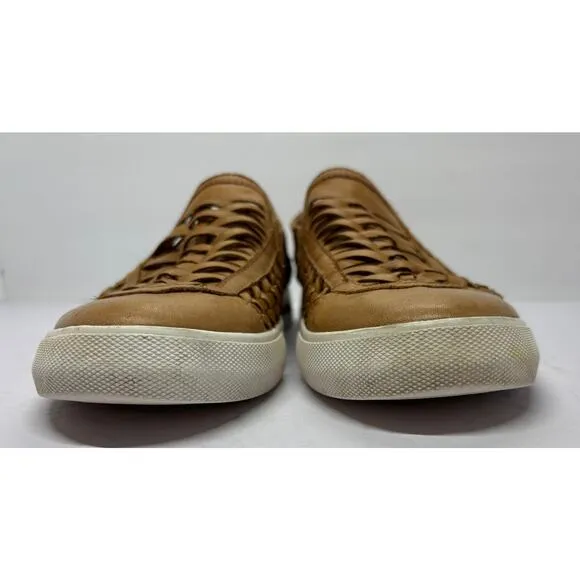 L’Amour Des Pieds Karsha Woven Leather Slip On Sneakers Women's Size 8.5