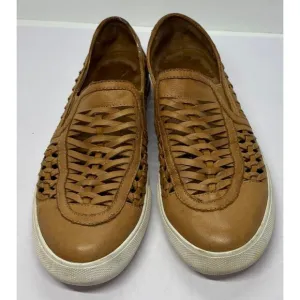 L’Amour Des Pieds Karsha Woven Leather Slip On Sneakers Women's Size 8.5