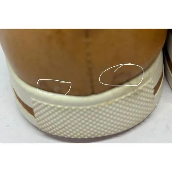 L’Amour Des Pieds Karsha Woven Leather Slip On Sneakers Women's Size 8.5