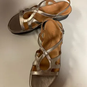 L'Amour Des Pieds Silver Sandals
