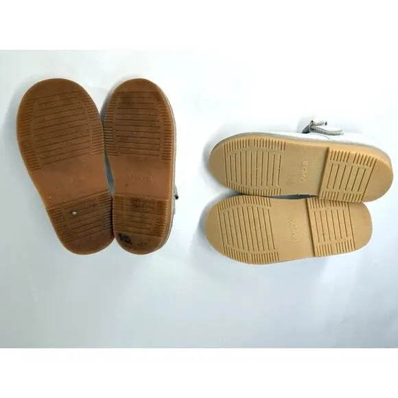 L'amour Dress Shoes Girls Shoes Lot of 2 Pairs, 7.5 &amp; 8 Toddler White