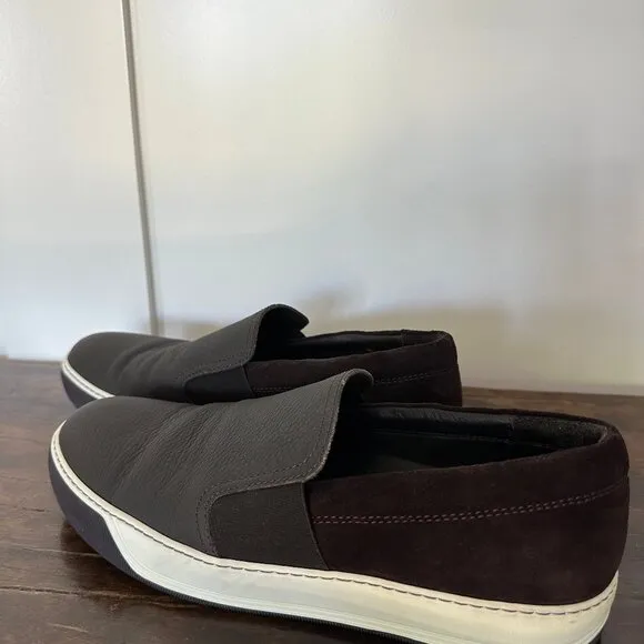 Lanvin, Brown, Men's, Size 10 Slip On Sneakers