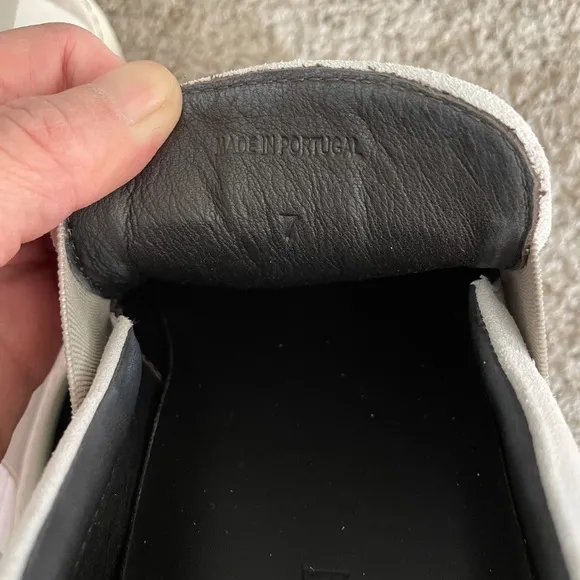 Lanvin Mens Suede Slip-on Sneakers