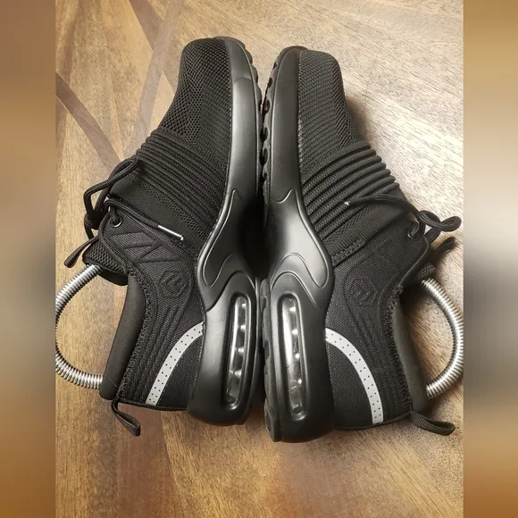 Larnmern FLEX Black Steel Toe Work Shoes Womens Size 6.5