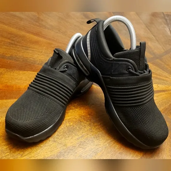 Larnmern FLEX Black Steel Toe Work Shoes Womens Size 6.5