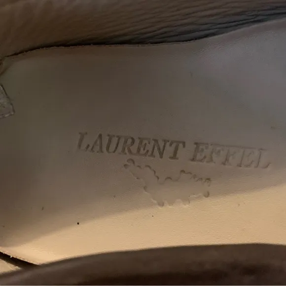 LAURENT EFFEL  Nubuck Leather Driving SHOES Slippers US 13 / EU 46 Nubby soles