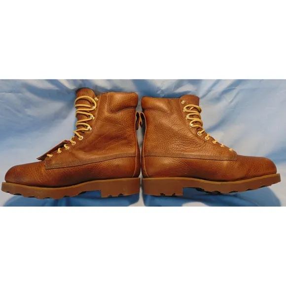 Lehigh Leather Safety Shoes Power Cushion 8&quot; Steel Toe Work Boots Unisex