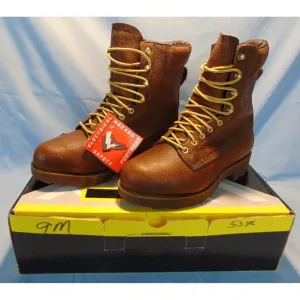 Lehigh Leather Safety Shoes Power Cushion 8&quot; Steel Toe Work Boots Unisex