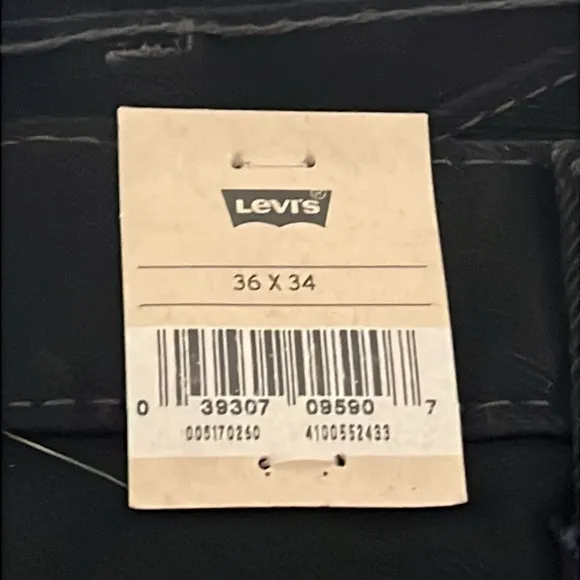 Levi's® Mens 517™ | Bootcut Jeans | 36x34 | Black | NWT