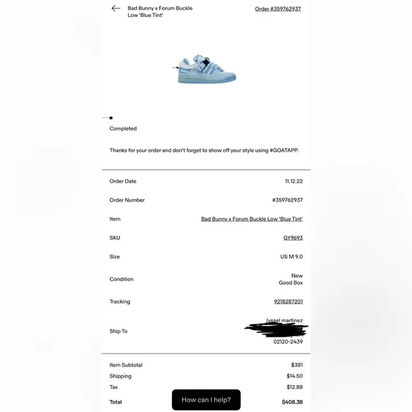Light Blue and White Sneakers - Bad bunny
