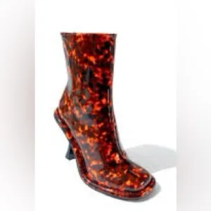 Liliana Los Angeles Balboa-1 Bumper Tube Heeled Bootie Size 7