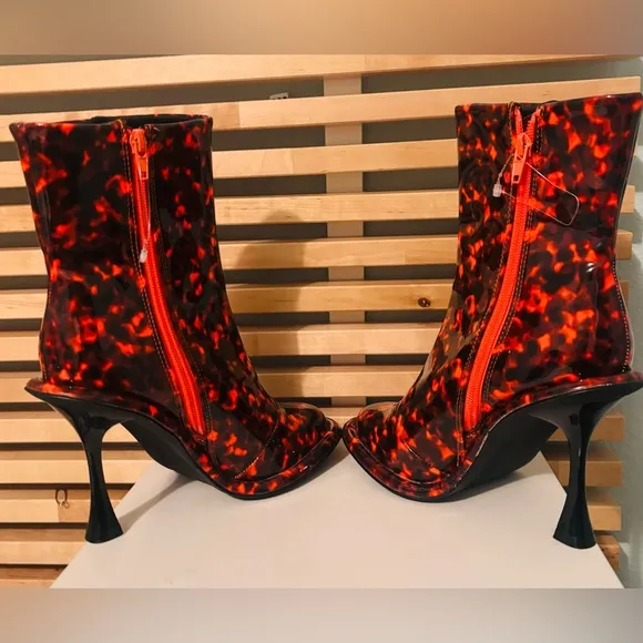 Liliana Los Angeles Balboa-1 Bumper Tube Heeled Bootie Size 7