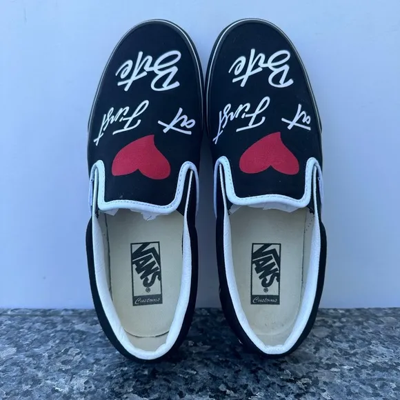 Limited Edition The Serving Spoon Vans Slip on Sneakers Men’s Size 8.5 Customs