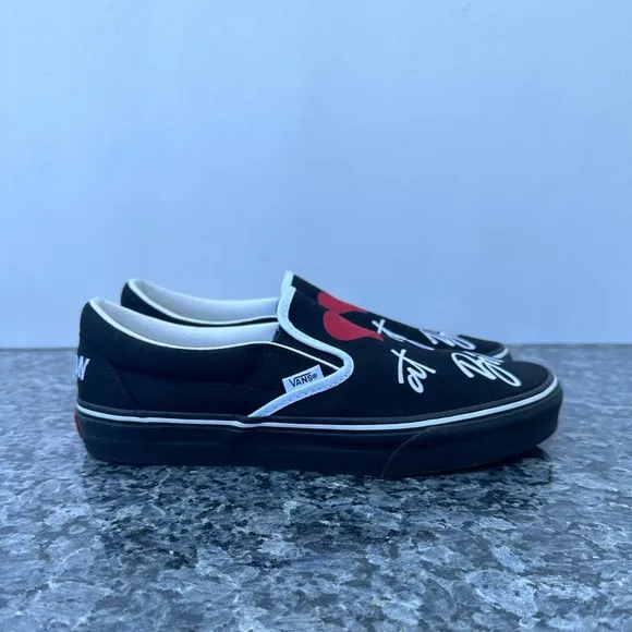 Limited Edition The Serving Spoon Vans Slip on Sneakers Men’s Size 8.5 Customs
