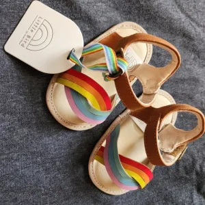 Little Bird Jools Oliver 6-12 European Rainbow Stripes Sandals Shoes