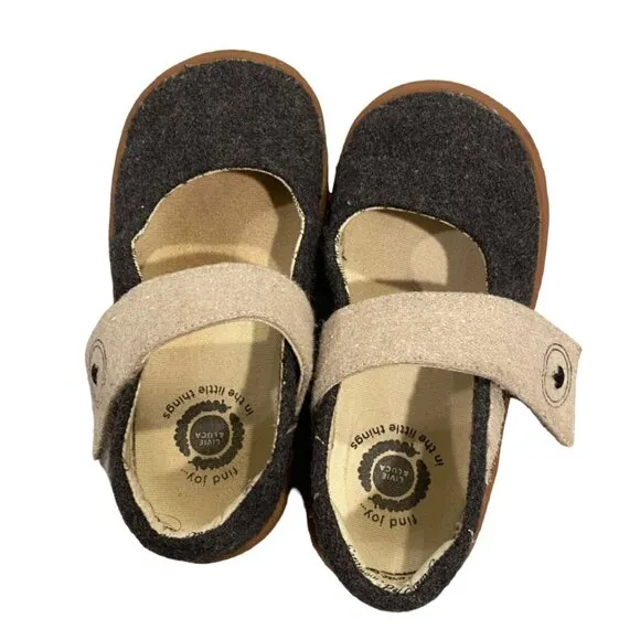 Livie &amp; Luca Sz 9 Grey Carta II Mary Jane Shoes
