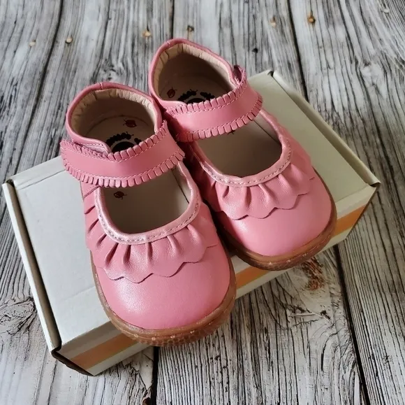 Livie and Luca Ruche Sandals Pink Color New Without Box
