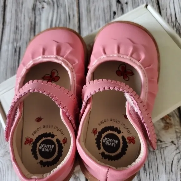 Livie and Luca Ruche Sandals Pink Color New Without Box