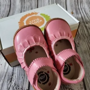 Livie and Luca Ruche Sandals Pink Color No BOX