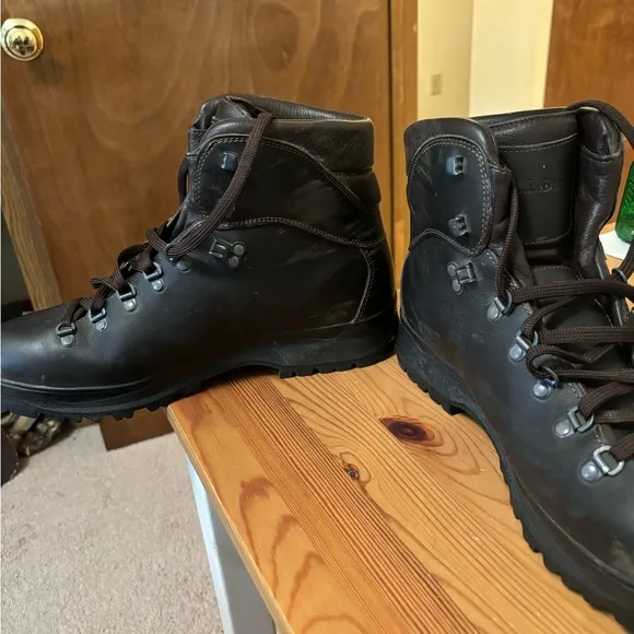 L.L. Bean Cresta hiking boots.