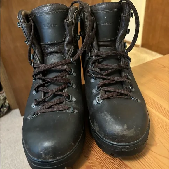 L.L. Bean Cresta hiking boots.