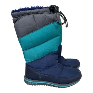 L.L. Bean Kids' Ultralight Snow Boots Blue and Gray size 1
