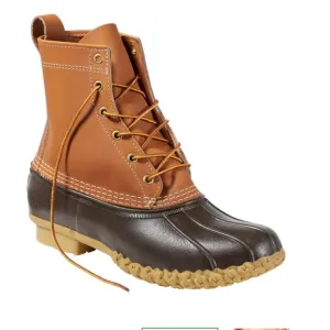 L.L. Bean Men's Bean 8” Boots - Brown and Tan