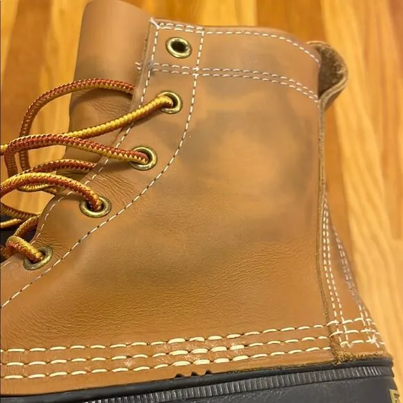 L.L. Bean Duck Boots - Brown and Navy