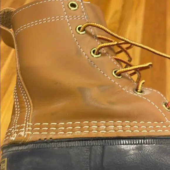 L.L. Bean Duck Boots - Brown and Navy